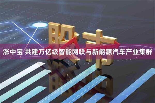 涨中宝 共建万亿级智能网联与新能源汽车产业集群