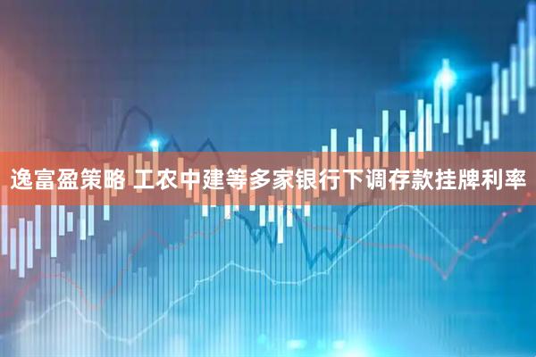 逸富盈策略 工农中建等多家银行下调存款挂牌利率