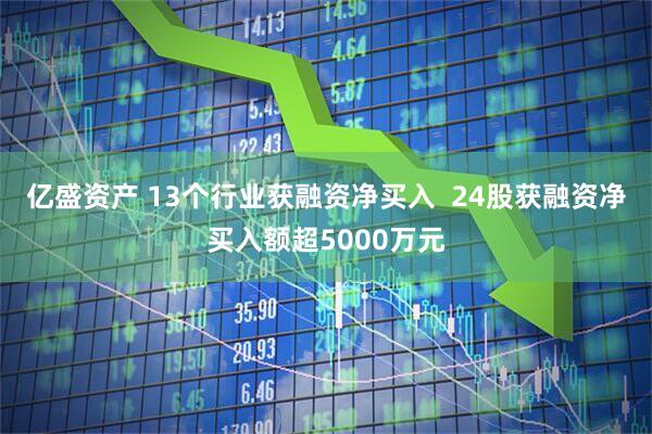 亿盛资产 13个行业获融资净买入  24股获融资净买入额超5000万元