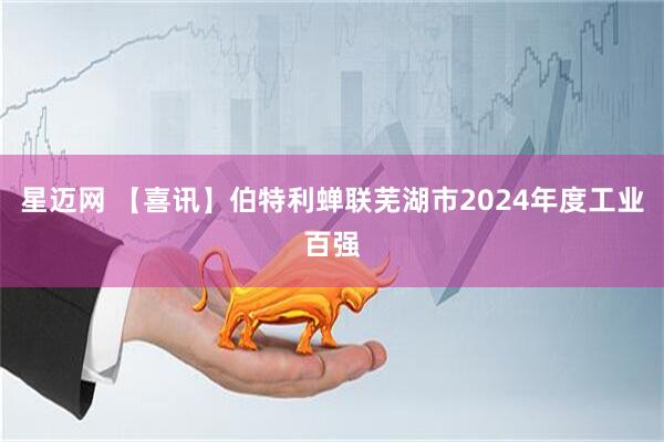 星迈网 【喜讯】伯特利蝉联芜湖市2024年度工业百强