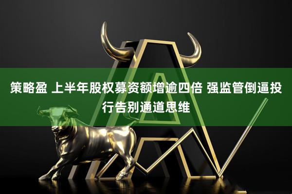 策略盈 上半年股权募资额增逾四倍 强监管倒逼投行告别通道思维